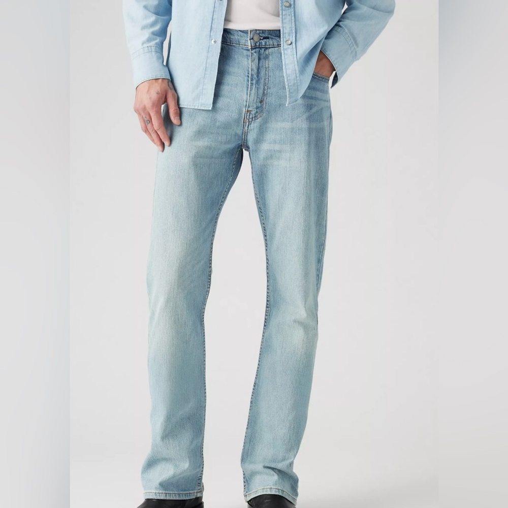 Levi’s 527 Low Rise Boot Cut Denim Jeans Light Wash Men’s 36x34 EUC